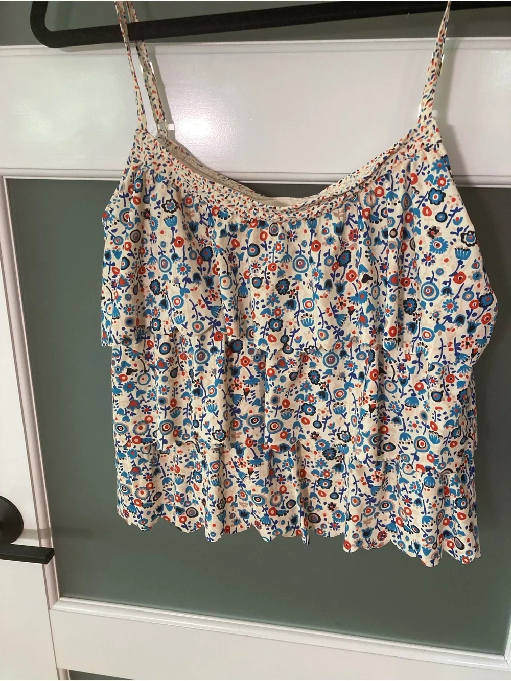 Marc Jacobs FLORAL FRUTTI Ruffled Tier Tankini Top and Matching Skirt - M - Picture 4 of 16